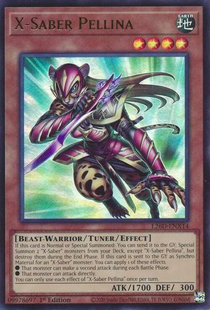 X-Saber Pellina (Ultra Rare) (L26D-ENX14) - Legendary Modern Decks 2026 1st Edition