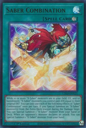 Saber Combination (L26D-ENX25) - Legendary Modern Decks 2026 1st Edition