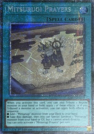 Mitsurugi Prayers (Starlight Rare) (L26D-ENM14) - Legendary Modern Decks 2026 1st Edition