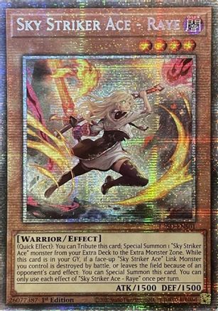 Sky Striker Ace - Raye (Alternate Art) (Starlight Rare) - L26D-ENS01 - Legendary Modern Decks 2026 1st Edition