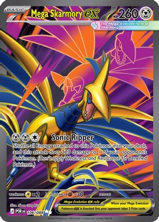 Mega Skarmory EX - 106/088 - ME03 Perfect Order Holofoil