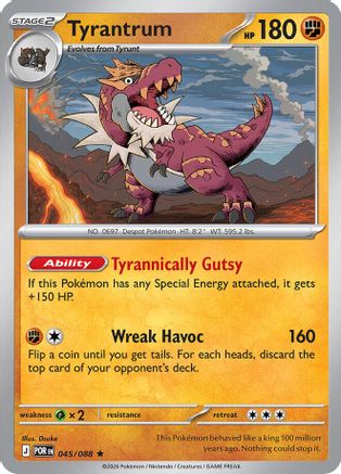 Tyrantrum 45 - ME03 Perfect Order Holofoil