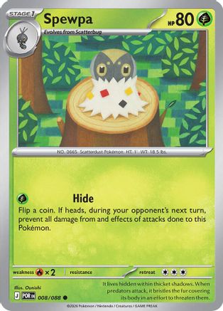 Spewpa - 008/088 8 - ME03 Perfect Order Reverse Holofoil