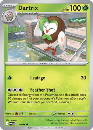 Dartrix 11 - ME03 Perfect Order Reverse Holofoil