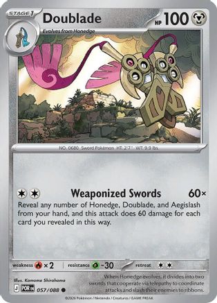 Doublade - 057/088 57 - ME03 Perfect Order Reverse Holofoil