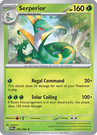 Serperior 6 - ME03 Perfect Order Holofoil