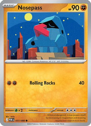 Nosepass - 037/088 - ME03 Perfect Order Reverse Holofoil