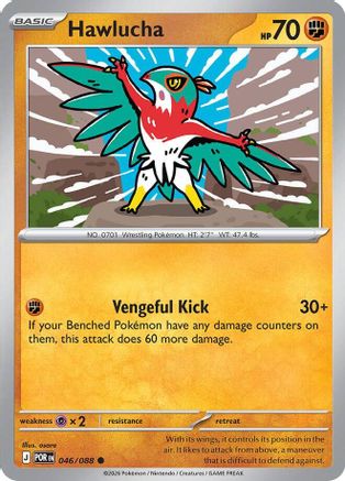 Hawlucha 46 - ME03 Perfect Order Reverse Holofoil