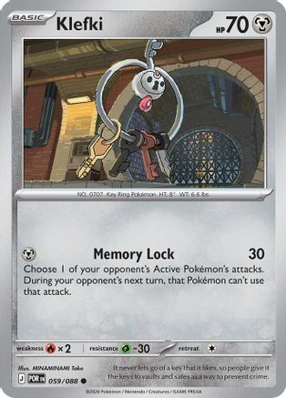 Klefki 59 - ME03 Perfect Order Reverse Holofoil