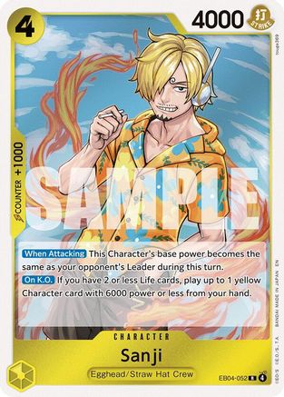 Sanji (EB04-052) - Adventure on Kami's Island Foil