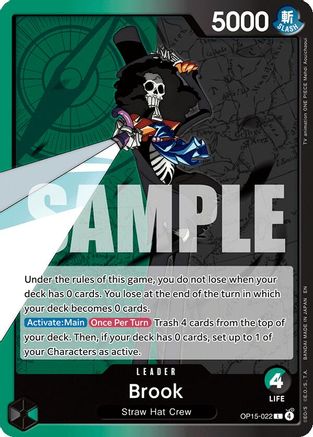 Brook - OP15-022 - Adventure on Kami's Island