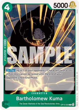 Bartholomew Kuma (OP15-029) - Adventure on Kami's Island