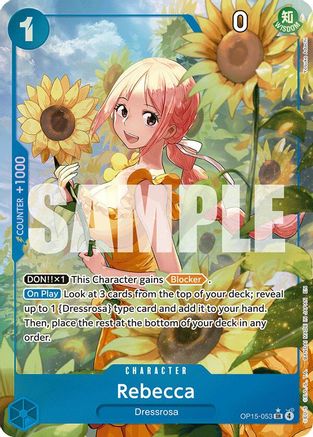 Rebecca (Alternate Art) (OP15-053) - Adventure on Kami's Island Foil