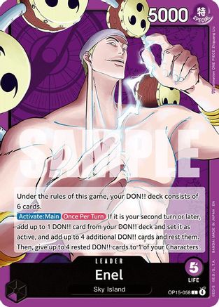 Enel (OP15-058) - Adventure on Kami's Island