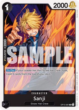 Sanji (OP15-081) - Adventure on Kami's Island