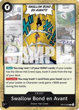 Swallow Bond en Avant - OP15-096 - Adventure on Kami's Island Foil