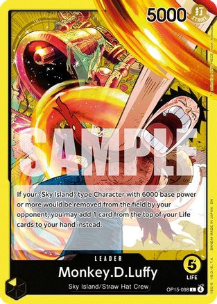 Monkey.D.Luffy (OP15-098) - Adventure on Kami's Island