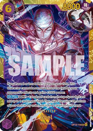 Enel (OP15-118) - Adventure on Kami's Island Foil