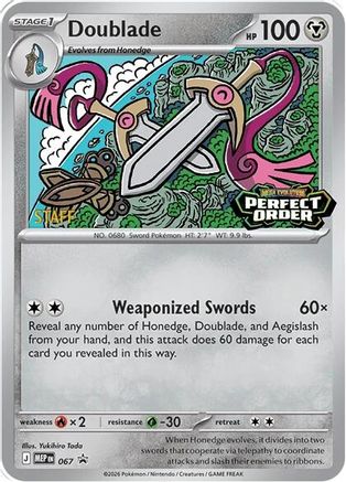 Doublade [Staff] - 067 - ME Mega Evolution Promo Holofoil