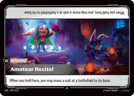 Amateur Recital - 207/219 - Unleashed Foil