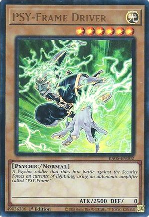 PSY-Frame Driver (Ultra Rare) - RA05-EN002 - Rarity Collection 5 1st Edition