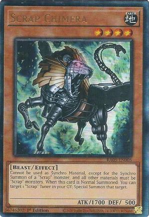 Scrap Chimera (Ultimate Rare) (RA05-EN005) - Rarity Collection 5 1st Edition