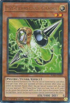 PSY-Framegear Gamma (Ultimate Rare) - RA05-EN006 - Rarity Collection 5 1st Edition
