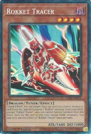 Rokket Tracer (Collector's Rare) - RA05-EN015 - Rarity Collection 5 1st Edition