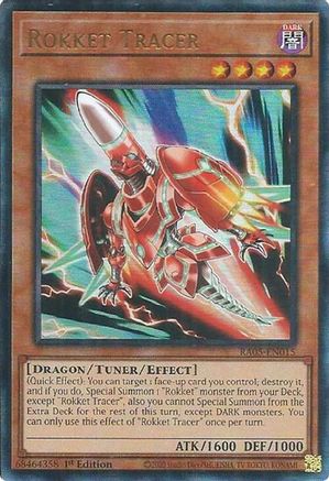 Rokket Tracer (Ultimate Rare) - RA05-EN015 - Rarity Collection 5 1st Edition