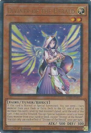 Diviner of the Herald (Ultimate Rare) (RA05-EN017) - Rarity Collection 5 1st Edition