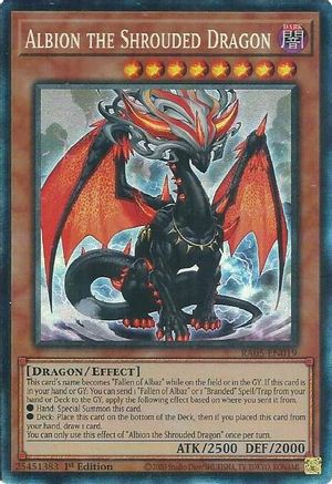 Albion the Shrouded Dragon (Collector's Rare) - RA05-EN019 - Rarity Collection 5 1st Edition