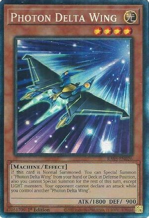 Photon Delta Wing (Collector's Rare) - RA05-EN026 - Rarity Collection 5 1st Edition
