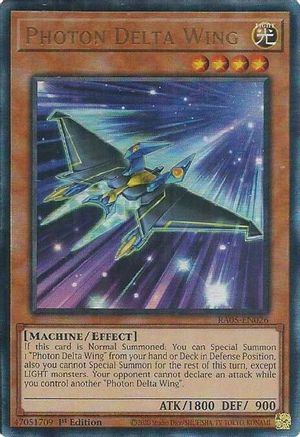 Photon Delta Wing (PUR) - RA05-EN026 - Rarity Collection 5 1st Edition