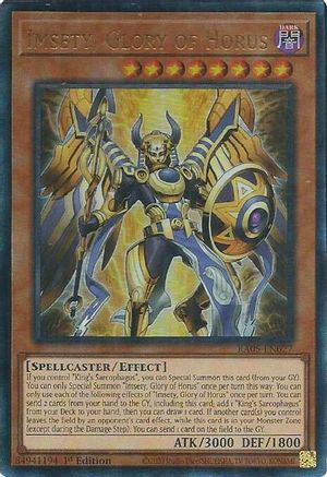 Imsety, Glory of Horus (PUR) - RA05-EN027 - Rarity Collection 5 1st Edition