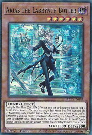 Arias the Labrynth Butler - RA05-EN028 - Rarity Collection 5 1st Edition