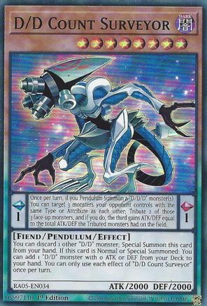 D/D Count Surveyor - RA05-EN034 - Rarity Collection 5 1st Edition