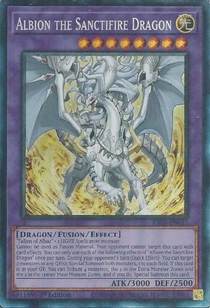 Albion the Sanctifire Dragon (Collector's Rare) - RA05-EN037 - Rarity Collection 5 1st Edition