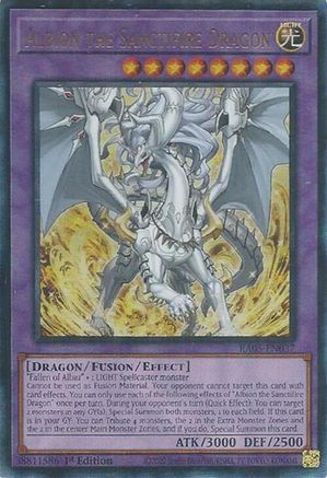Albion the Sanctifire Dragon (Ultimate Rare) - RA05-EN037 - Rarity Collection 5 1st Edition
