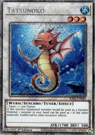 Tatsunoko (Platinum Secret Rare) - RA05-EN040 - Rarity Collection 5 1st Edition