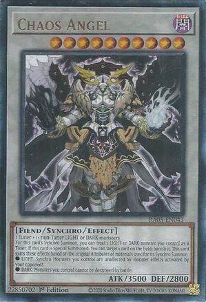 Chaos Angel (Ultimate Rare) (RA05-EN043) - Rarity Collection 5 1st Edition