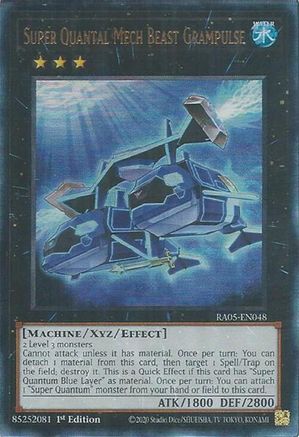 Super Quantal Mech Beast Grampulse (Ultimate Rare) - RA05-EN048 - Rarity Collection 5 1st Edition