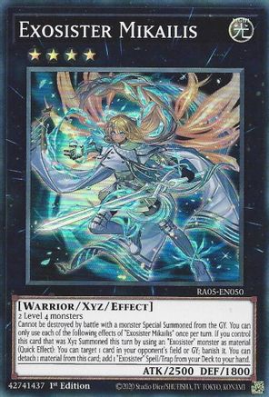 Exosister Mikailis - RA05-EN050 - Rarity Collection 5 1st Edition