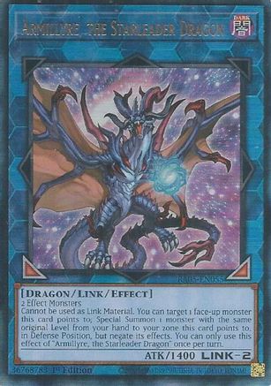 Armillyre, the Starleader Dragon (Ultimate Rare) - RA05-EN055 - Rarity Collection 5 1st Edition
