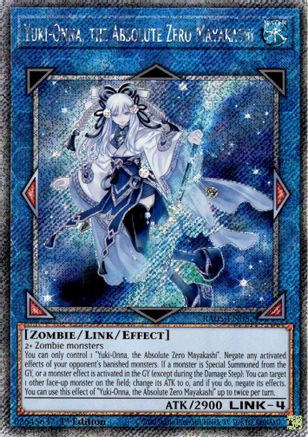 Yuki-Onna, the Absolute Zero Mayakashi (Platinum Secret Rare) - RA05-EN057 - Rarity Collection 5 1st Edition