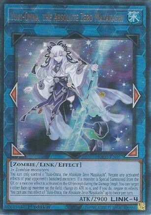 Yuki-Onna, the Absolute Zero Mayakashi (Ultimate Rare) - RA05-EN057 - Rarity Collection 5 1st Edition