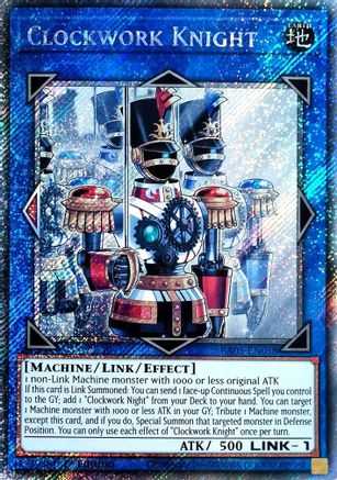 Clockwork Knight (Platinum Secret Rare) - RA05-EN058 - Rarity Collection 5 1st Edition