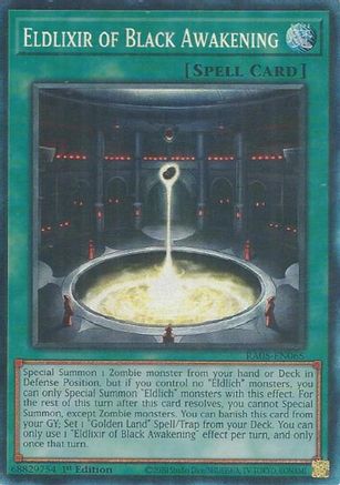 Eldlixir of Black Awakening (Collector's Rare) - RA05-EN065 - Rarity Collection 5 1st Edition