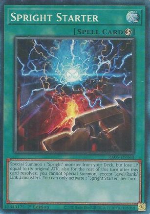 Spright Starter (Collector's Rare) - RA05-EN068 - Rarity Collection 5 1st Edition
