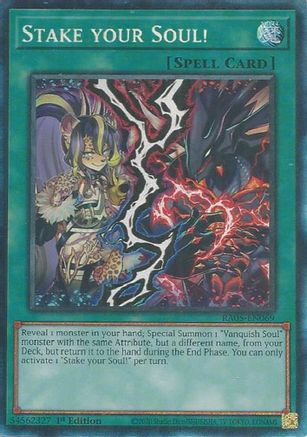 Stake your Soul! (PCR) - RA05-EN069 - Rarity Collection 5 1st Edition