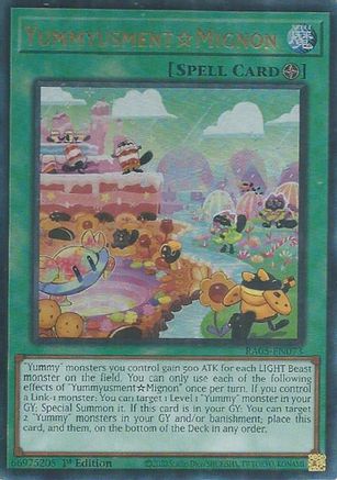 YummyusmentMignon (Ultimate Rare) - RA05-EN073 - Rarity Collection 5 1st Edition